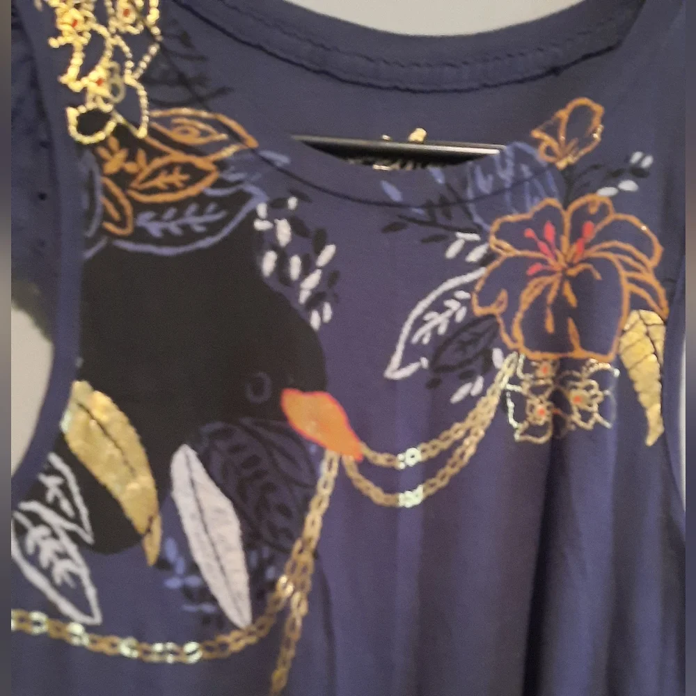 NWT Nordstorm fitted t-shirt flutter sleeve - Picture 2 of 7
